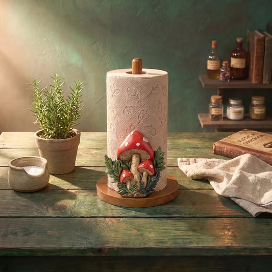 FNYDOX Mushroom Paper Towel Holder