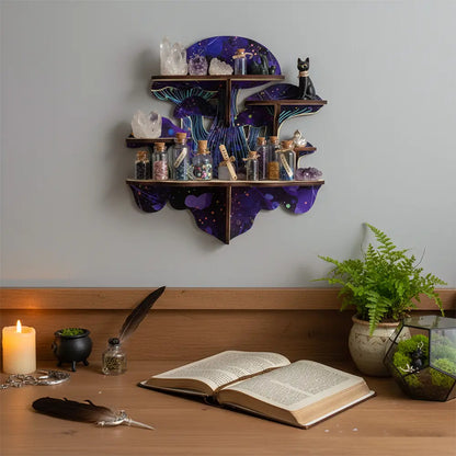 FNYDOX Witchy Home Decor Mushroom Shelf