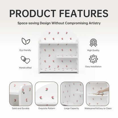 FNYDOX Desk Shelf Desktop Organizer (White)