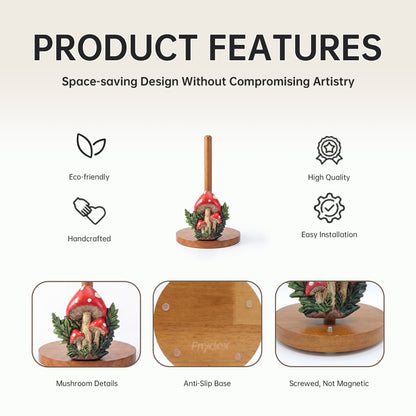 FNYDOX Mushroom Paper Towel Holder
