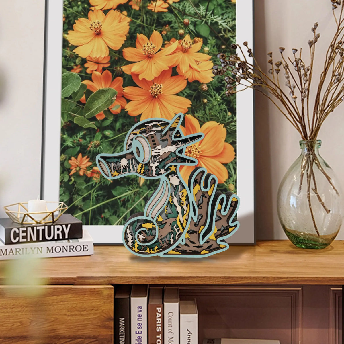 FNYDOX Fantasy Seahorse Decor
