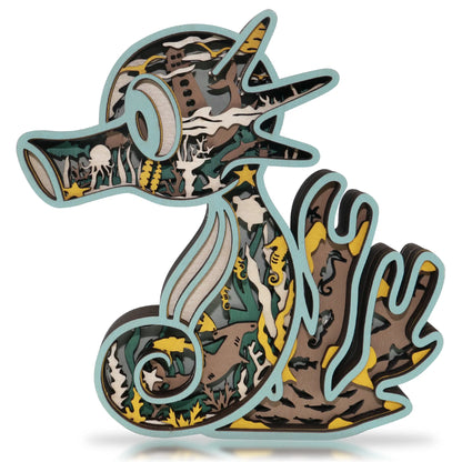 FNYDOX Fantasy Seahorse Decor