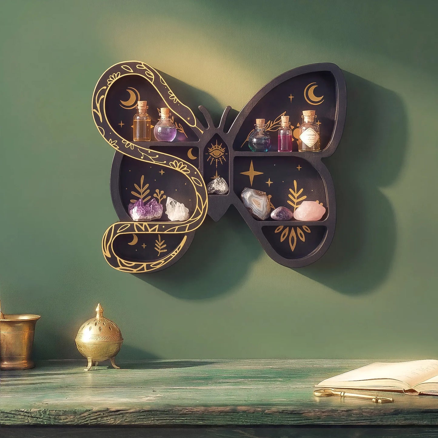 FNYDOX Trinket Shelf (Butterfly & Snake)