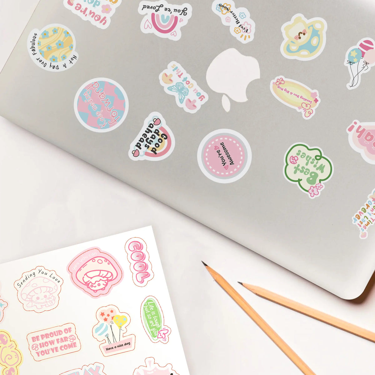 FNYDOX 50PCS Mushroom Stickers