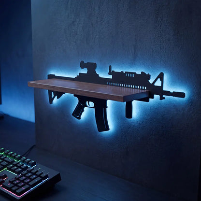 FNYDOX Room Decor for Men - M416 Gun Shelf