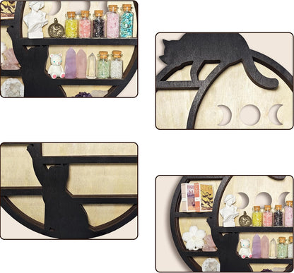 FNYDOX Crystal Display Shelf (Cats &amp; The Moon)