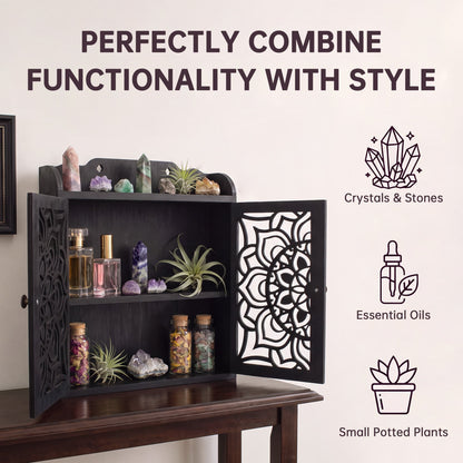 FNYDOX Black Desktop Cabinet