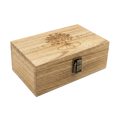 FNYDOX Wooden Memory Box for Keepsakes