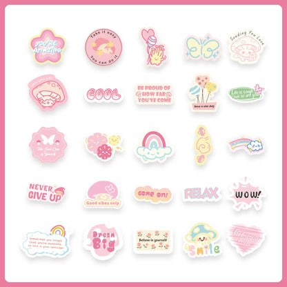 FNYDOX 50PCS Mushroom Stickers