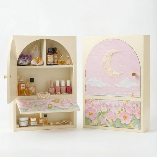 FNYDOX Storage Cabinet Boho Wall Decor
