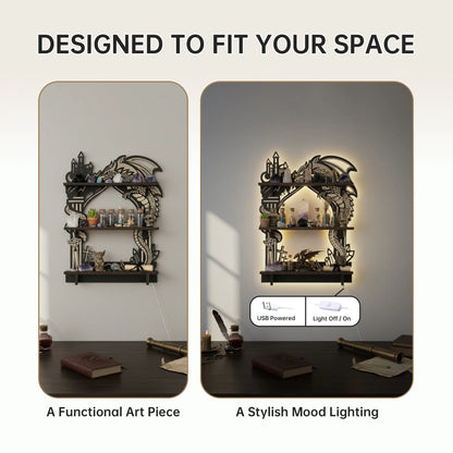FNYDOX Trinket Shelf with Light (Dragon)