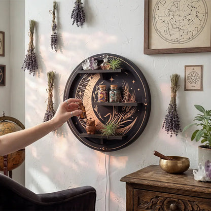 FNYDOX Moon Shelf with LED Light