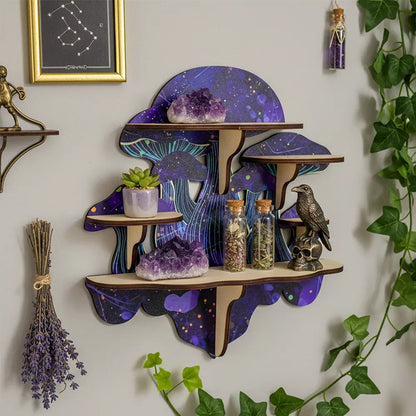 FNYDOX Witchy Home Decor Mushroom Shelf