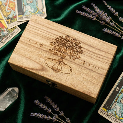 FNYDOX Wooden Memory Box for Keepsakes