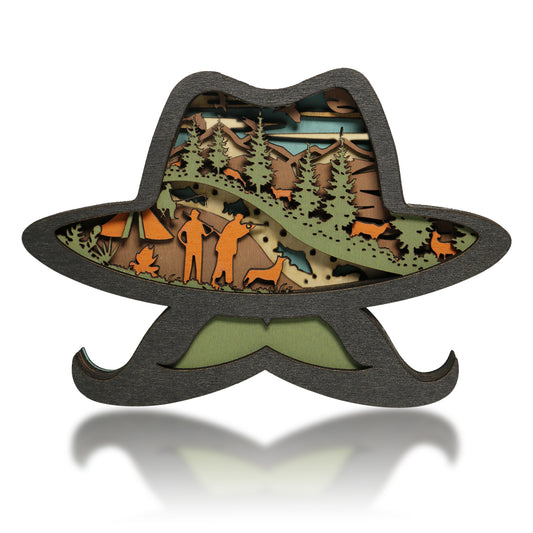 Wooden Father's Day Carving Handcraft Gift